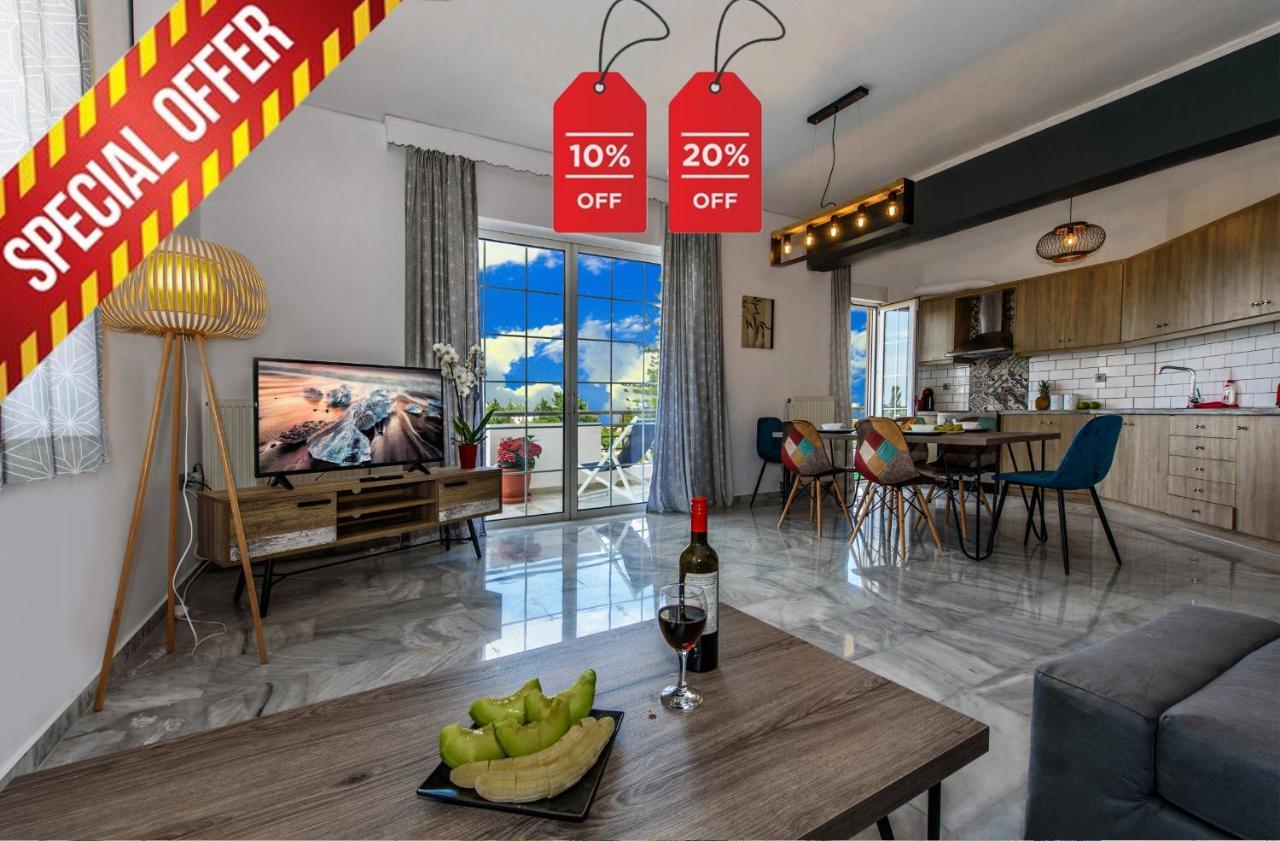 Platanias Villa Spyros Luaran gambar